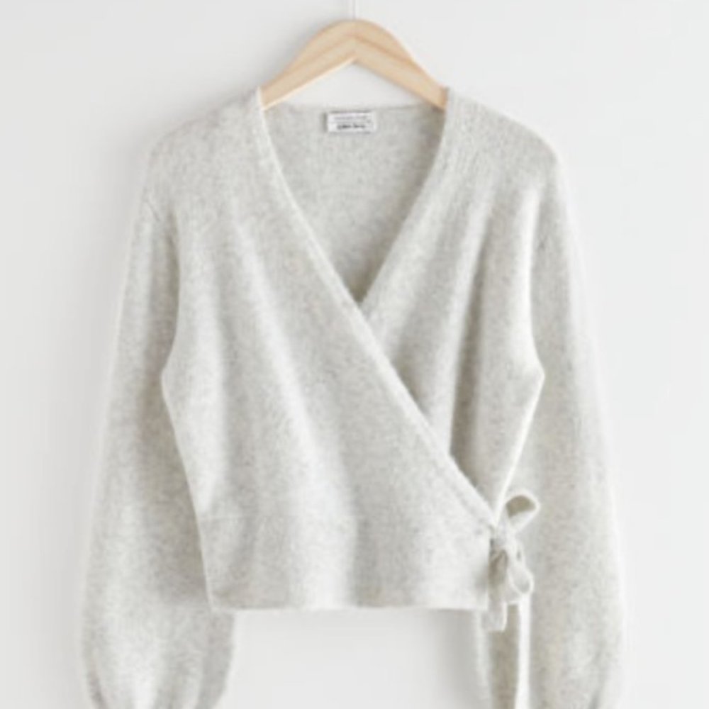 & Other Stories Wrap Sweater